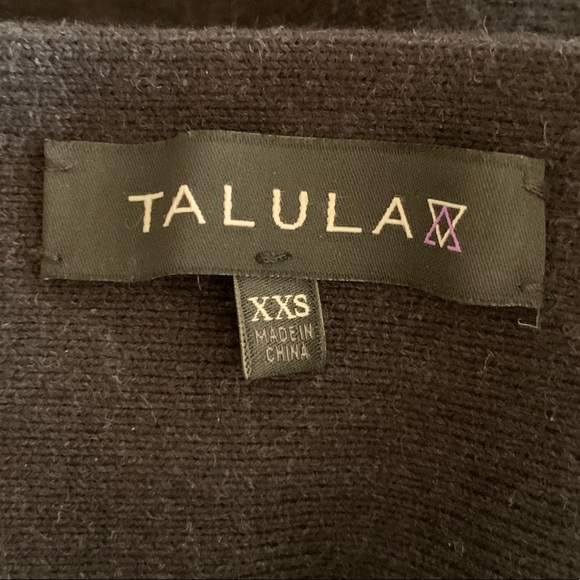 NWT Aritzia Talula Dark Grey Wool A-Line Skirt Size XXS - Picture 4 of 4
